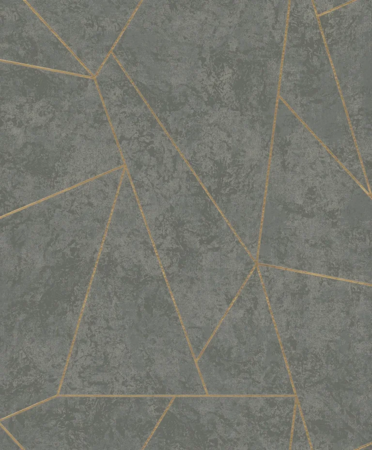 Nazca Wallpaper - Grey/Gold — Ảnh 4