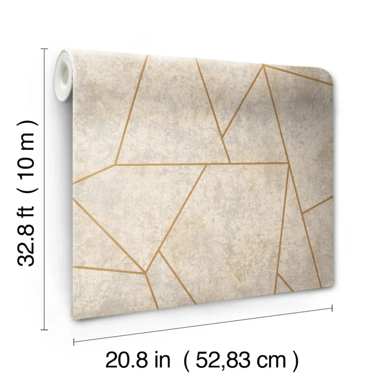 Nazca Wallpaper - Neutral/Gold — Image 3