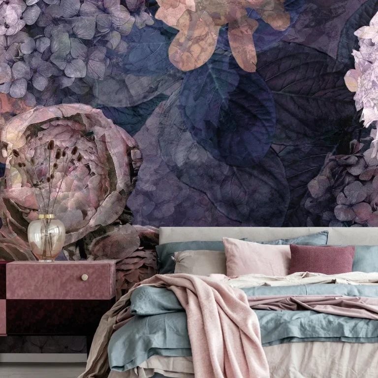 Elle Decoration 2 - 2241-10 Flowers - Purple Multi