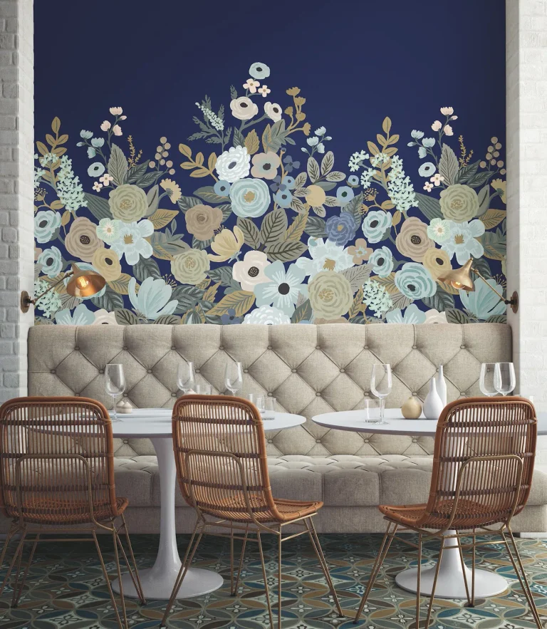 Rifle Paper Co. Garden Party Wall Mural - Navy — Ảnh 2
