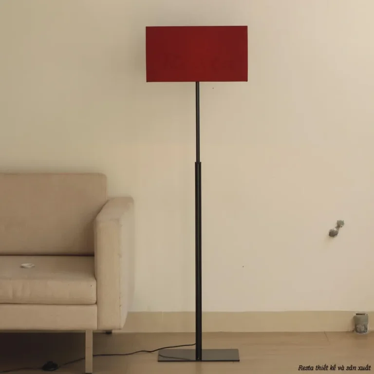 Resta 20 floor lamp - Red — Image 3
