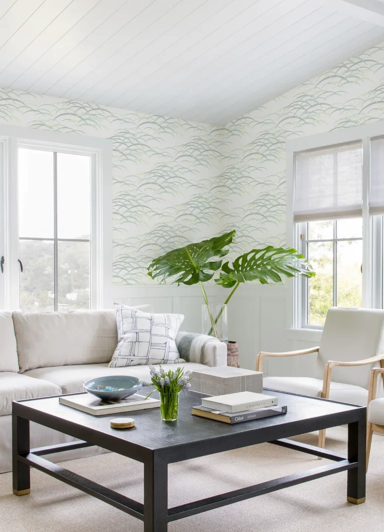 Kasia Abstract Wallpaper - Sea Green