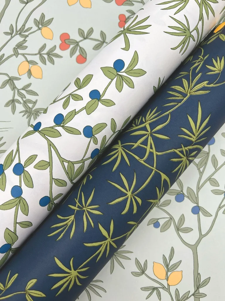 Erin & Ben Lemon Grove Peel and Stick Wallpaper - Vintage Duck Egg — Ảnh 8