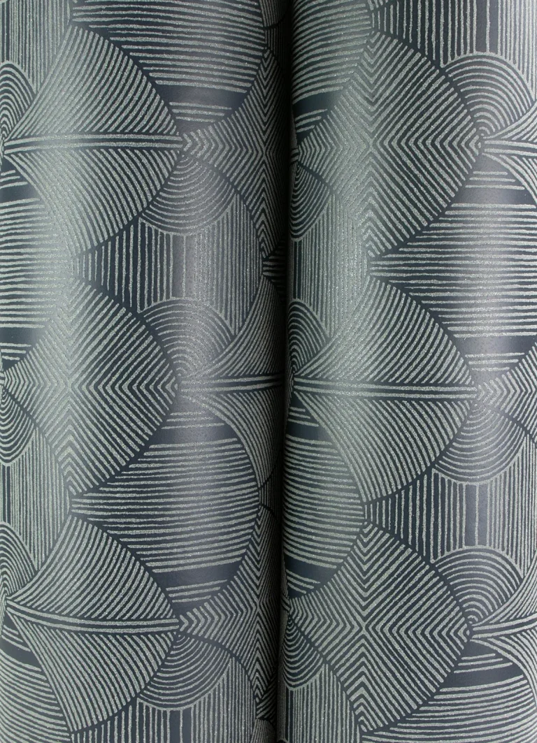 Meyberg Geometric Wallpaper - Blue — Image 2