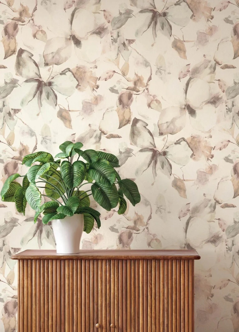 Liliana Floral Wallpaper - Neutral — Image 6