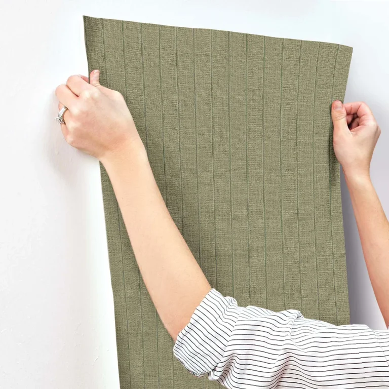 Cording Stripe Wallpaper - Moss — Ảnh 2