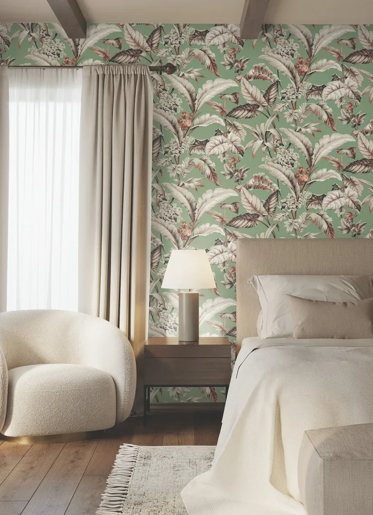 Ronald Redding Mystic Isle Wallpaper - Green — Ảnh 4