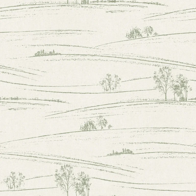 Chesapeake Isaac Rolling Hills Wallpaper - Green — Ảnh 5
