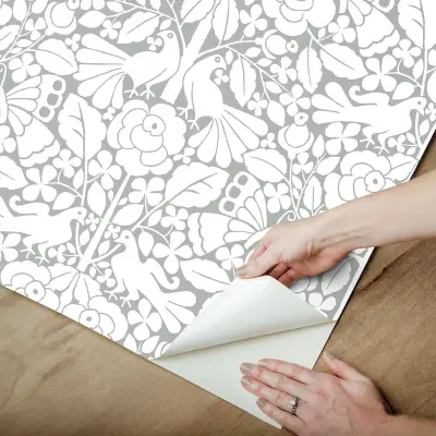 Magnolia Home Fairy Tales Wallpaper - Grey