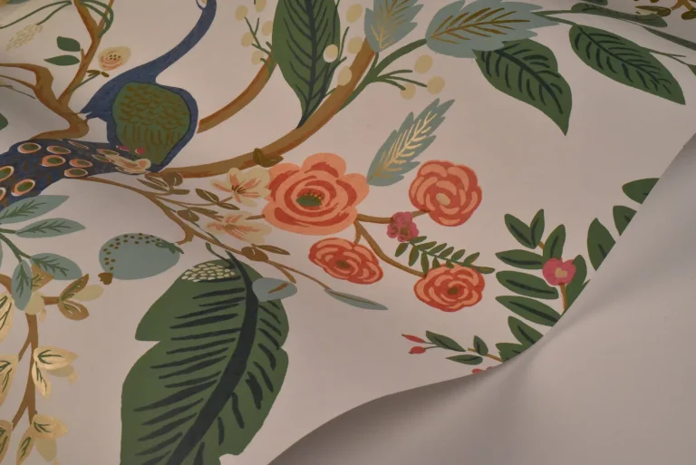 Rifle Paper Co. Garden Party Peel and Stick Wallpaper - Rose Multi — Ảnh 6