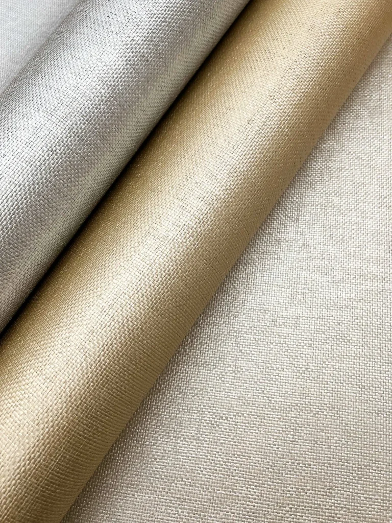 Candice Olson Woven Glimmer Wallpaper - Silver — Ảnh 6