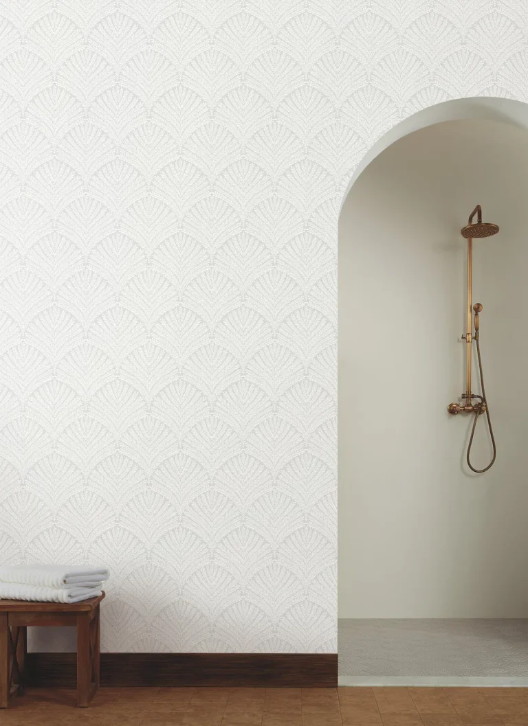 Beachcomber Wallpaper - Pale Grey/White — Ảnh 3