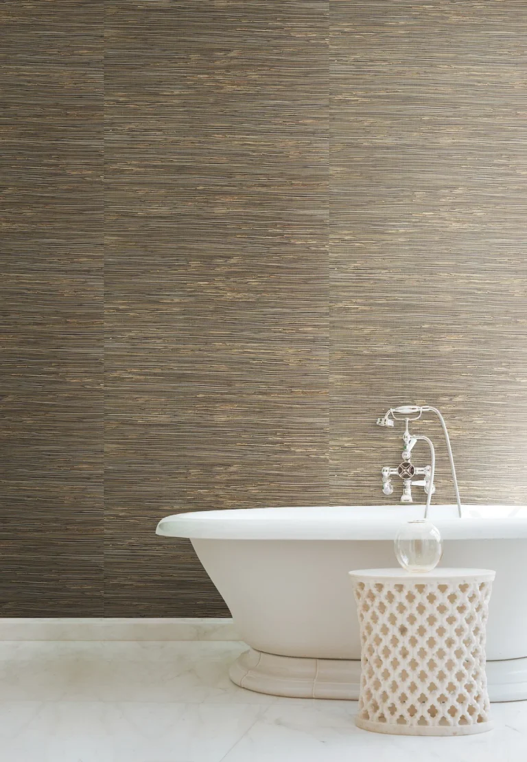 River Grass Wallpaper - Black/Beige — Ảnh 3