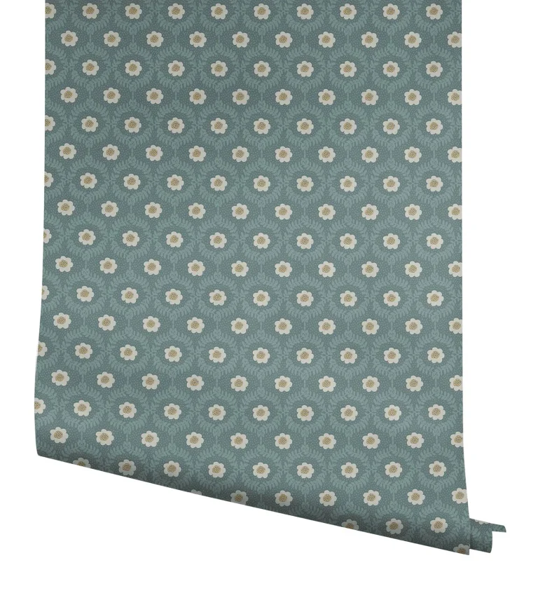 Rifle Paper Co. Emma Wallpaper - Slate — Ảnh 7