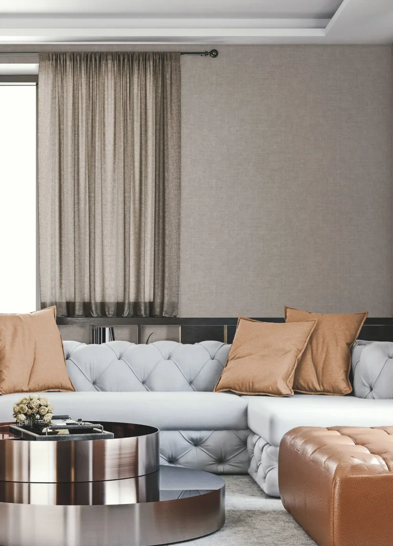 Gunny Sack Texture Wallpaper - Grey — Image 2