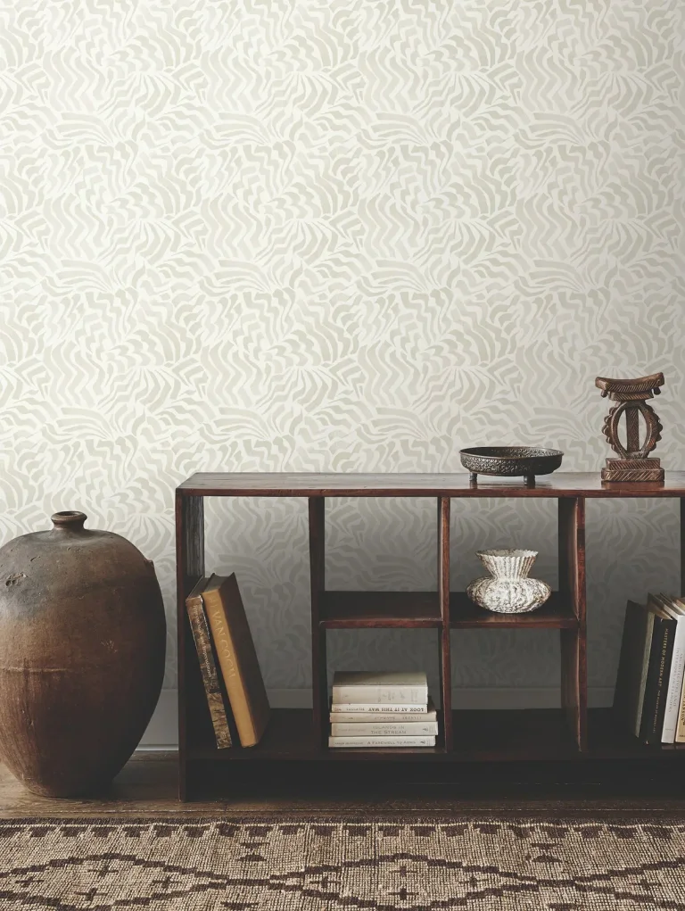 Zora Wave Wallpaper - Light Grey — Image 5