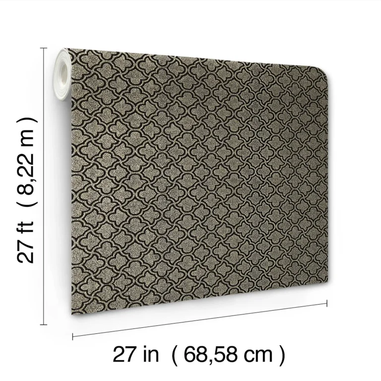 Candice Olson Uptown Glam Wallpaper - Black & Gold — Ảnh 3