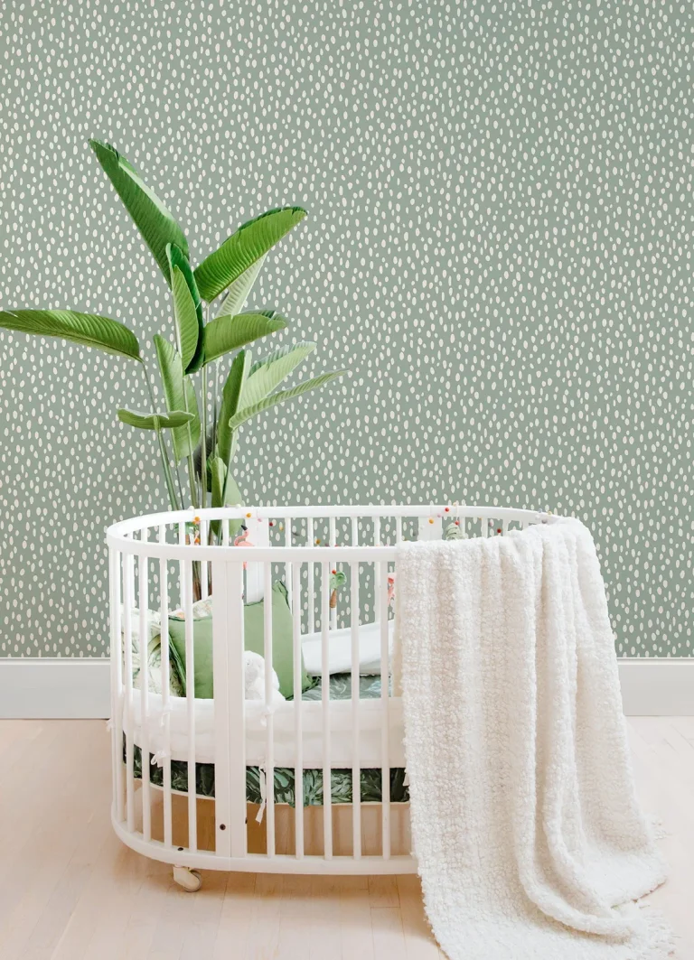 Chesapeake Willa Dots Wallpaper - Moss — Ảnh 3