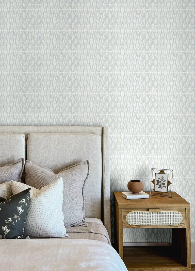 Chesapeake Nabi Geometric Wallpaper - Light Blue — Image 4