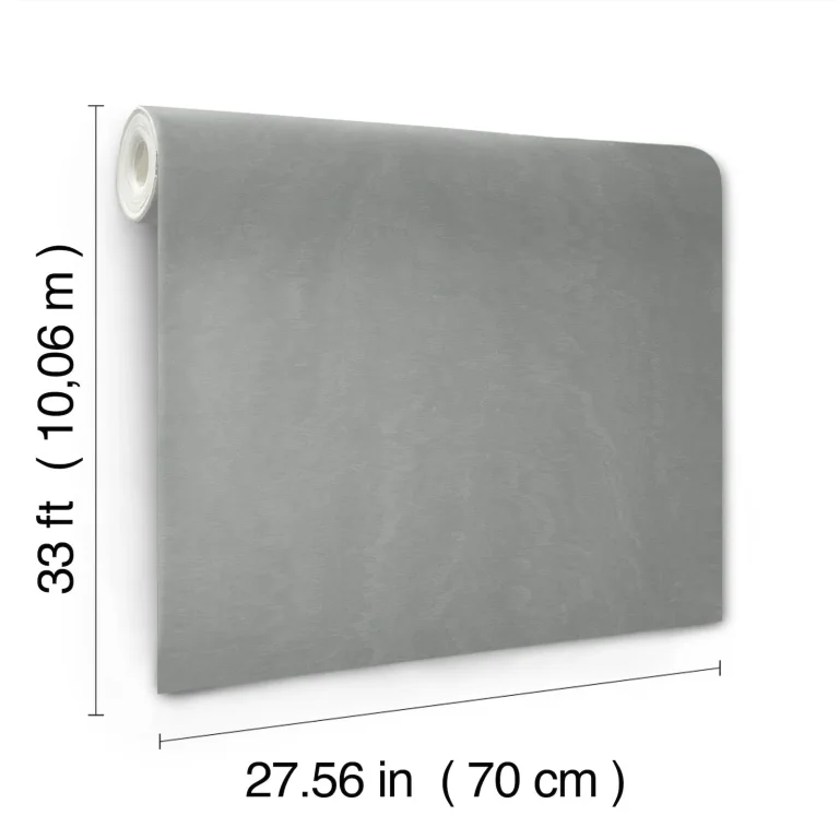 Shimmering Moire Textured Wallpaper - Pewter — Ảnh 3