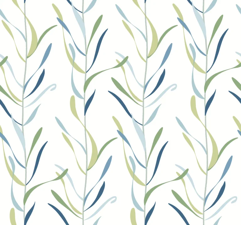 Chloe Vine Wallpaper - Peacock — Ảnh 2