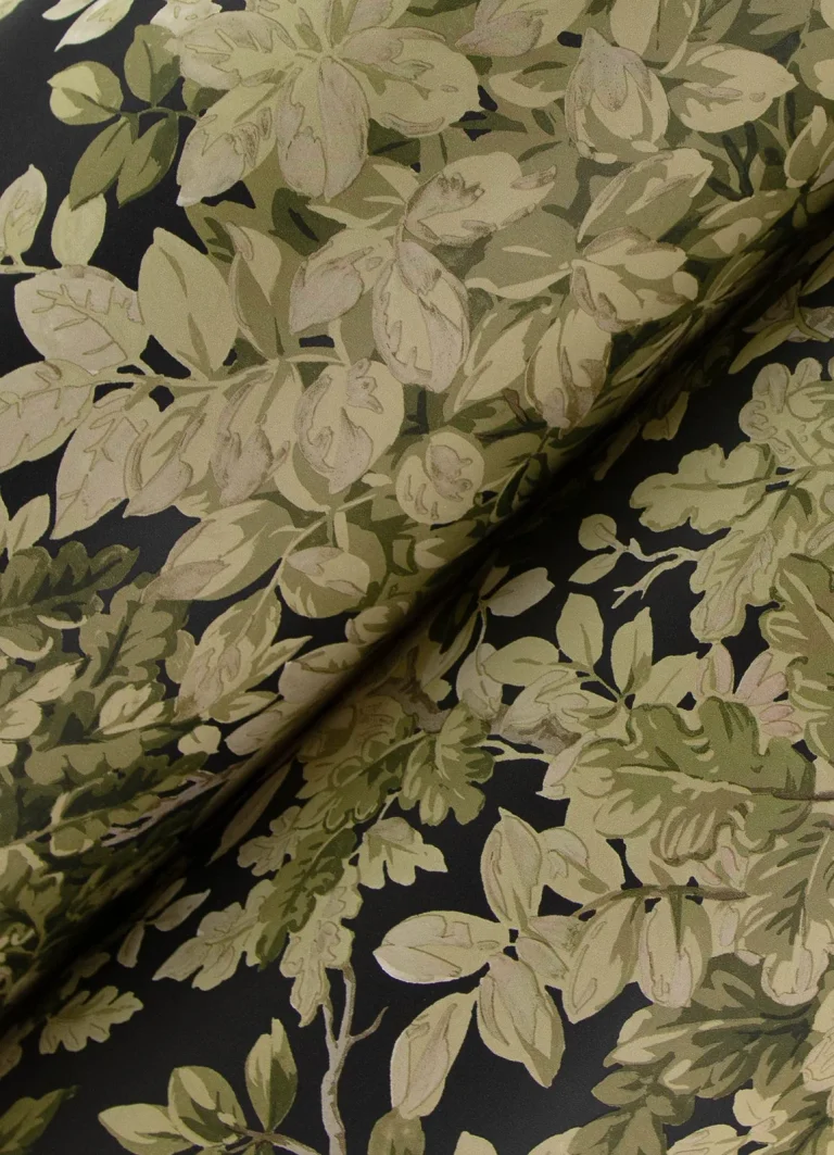 Greenwood Deciduous Wallpaper - Black — Ảnh 7