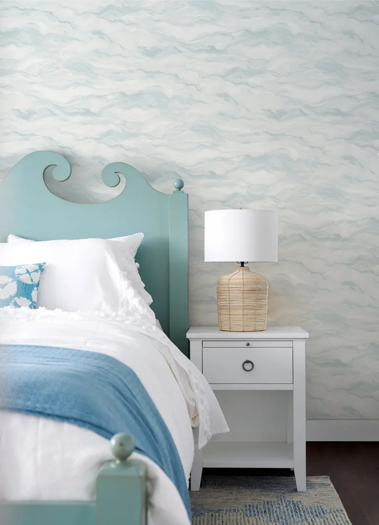 Chesapeake Cirrus Wave Wallpaper - Blue — Ảnh 4