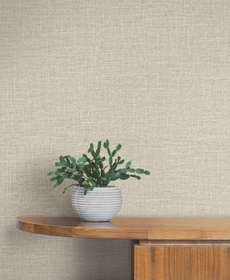 Loom Wallpaper - Warm Grey — Ảnh 4