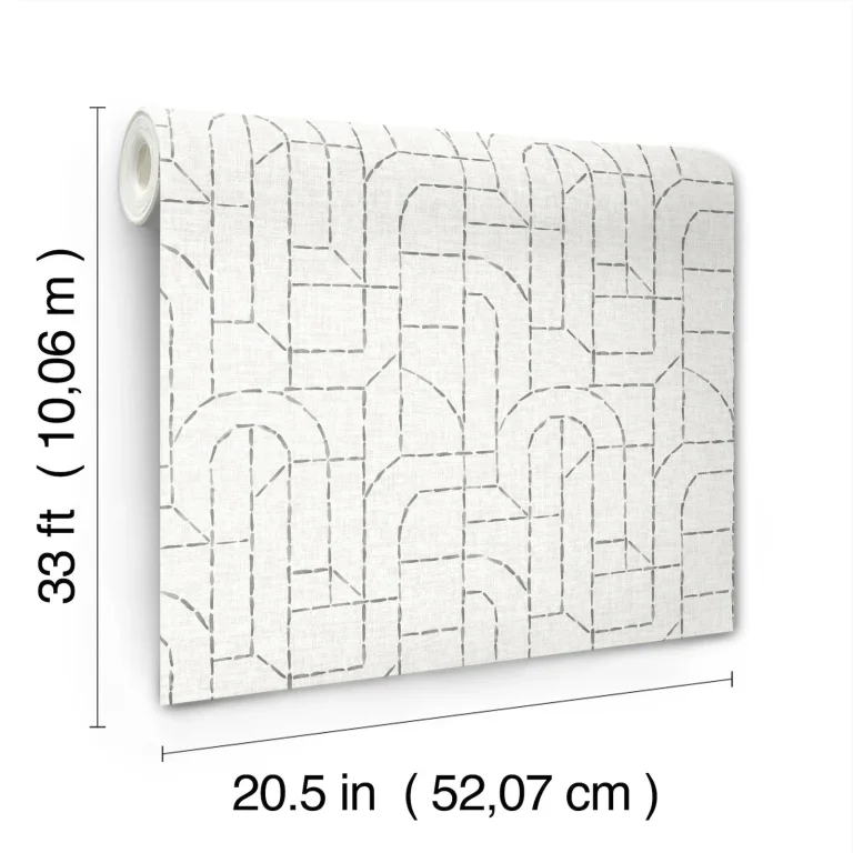 Integrity Arched Outlines Wallpaper - Grey — Ảnh 7