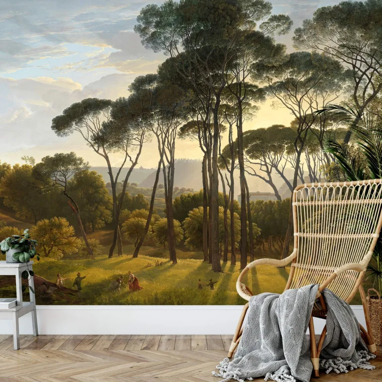 Classic Italian Landscape - Wall Mural 5436 - 8 Panel - 384cm x 260cm — Ảnh 2