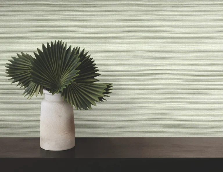 Lorn Faux Grasscloth Wallpaper - Green — Ảnh 4