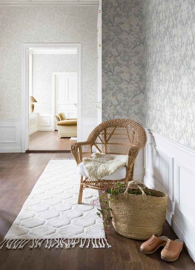 Lisa Floral Damask Wallpaper - Bone — Ảnh 2
