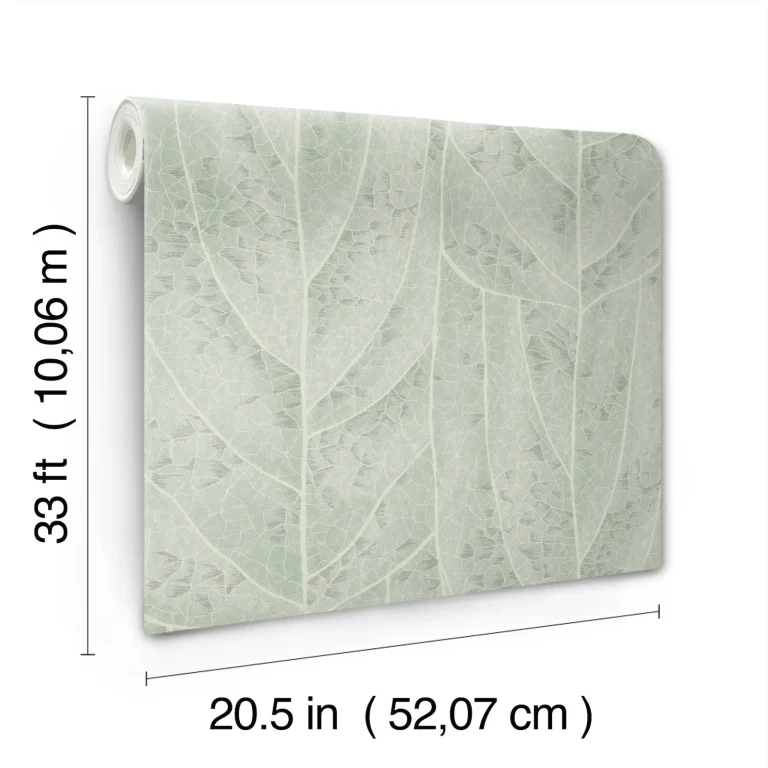 Candice Olson Dicot Leaf Wallpaper - Spa — Ảnh 5