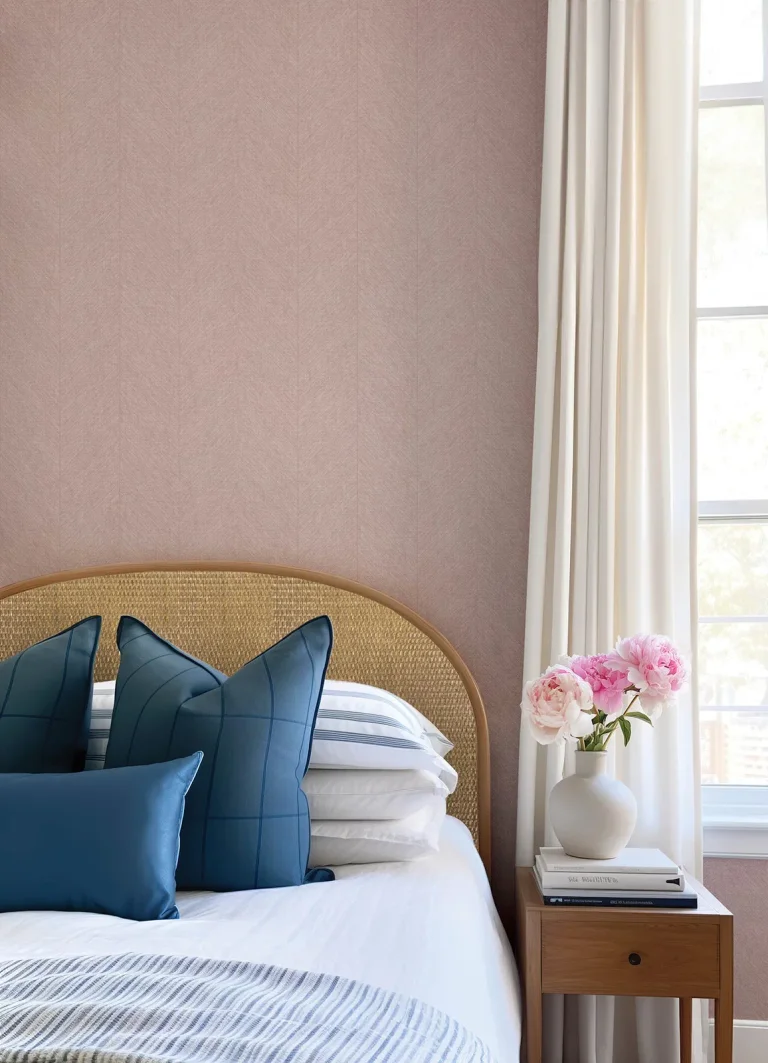 Kallam Chevron Wallpaper - Pink — Ảnh 3