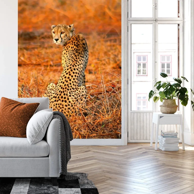 Leopard Safari - Wall Mural 5075 - 4 Panel - 192cm x 260cm — Ảnh 2