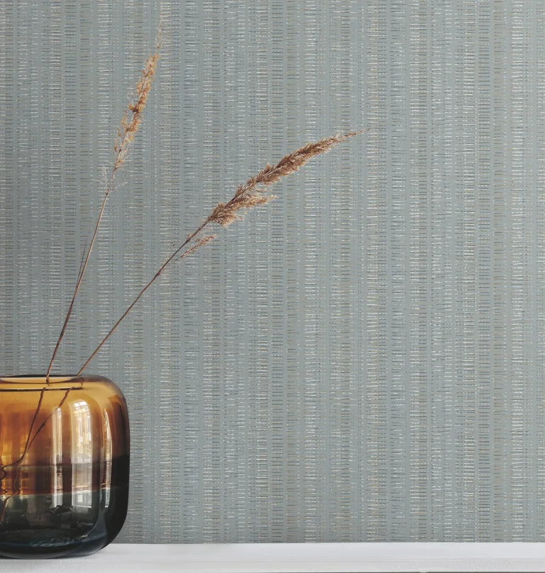 Line In The Sand Woven Stripe Wallpaper - Light Blue — Ảnh 2