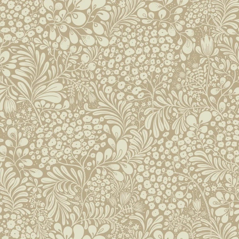 Siv Botanical Wallpaper - Chestnut