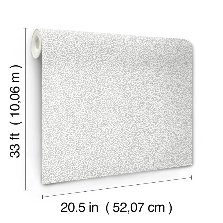 Soul Animal Print Wallpaper - Grey — Ảnh 6