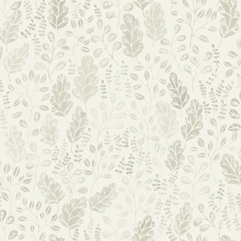 Isha Leaf Wallpaper - Beige — Ảnh 3