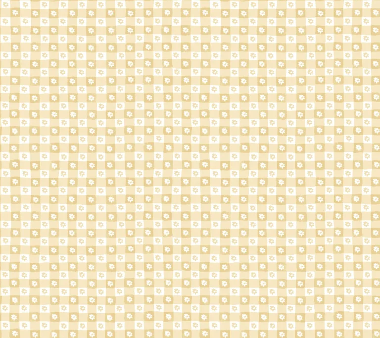 Rifle Paper Co. Daisy Gingham Floral Check Peel and Stick Wallpaper - Yellow — Ảnh 4
