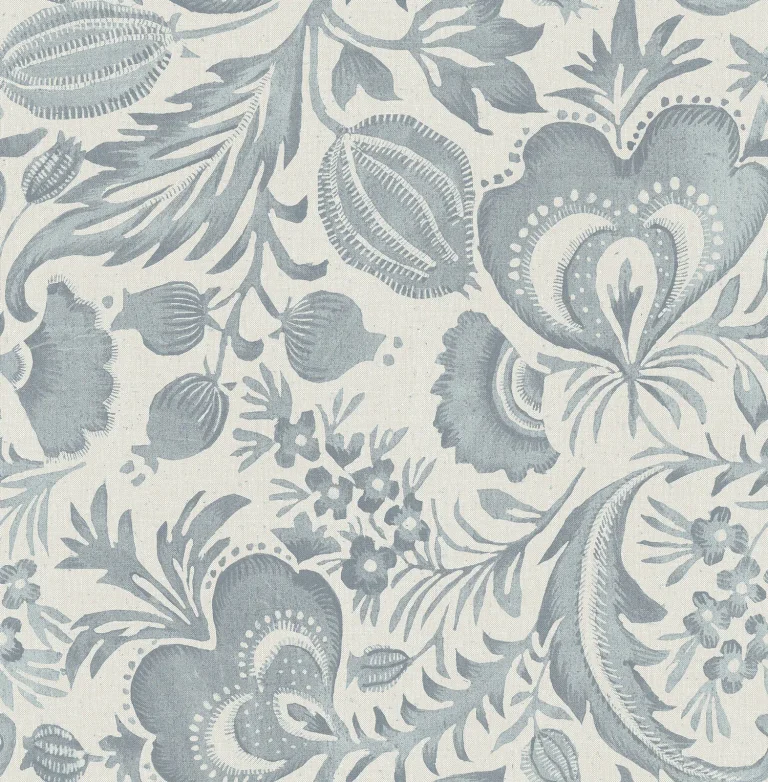 Culver Jacobean Wallpaper - Slate — Ảnh 2