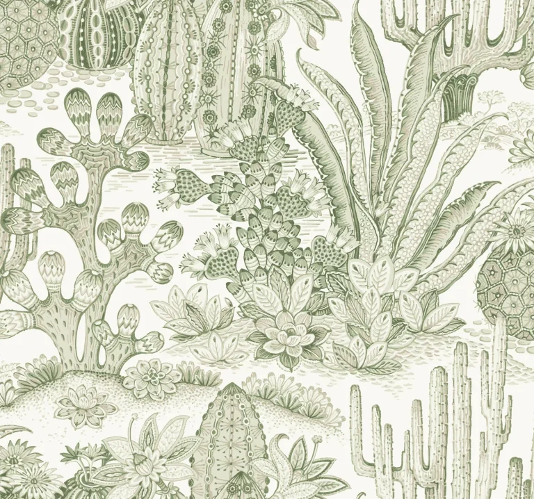 Lotus Land Cacti Wallpaper - Palm — Ảnh 2