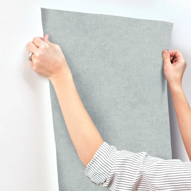 Chesapeake Homespun Textured Wallpaper - Denim — Ảnh 3