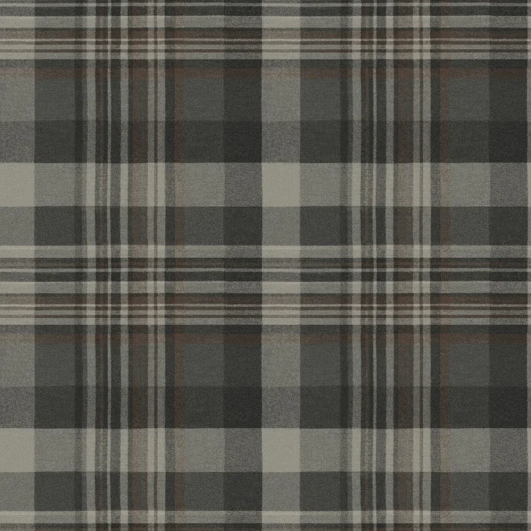 Chesapeake Dutton Plaid Wallpaper - Charcoal — Ảnh 3