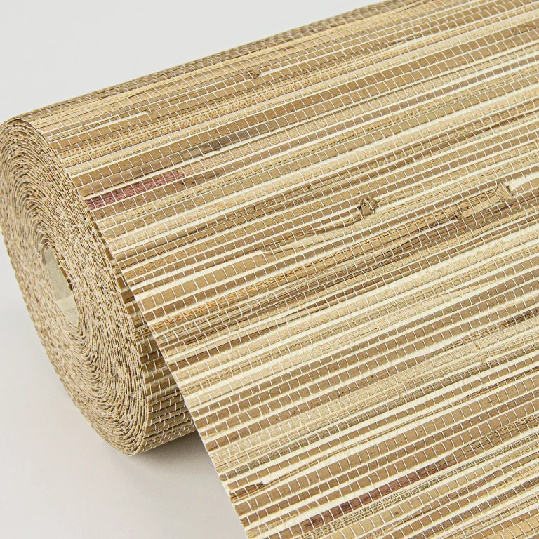 Shuang Handmade Grasscloth Wallpaper - Brown — Ảnh 5