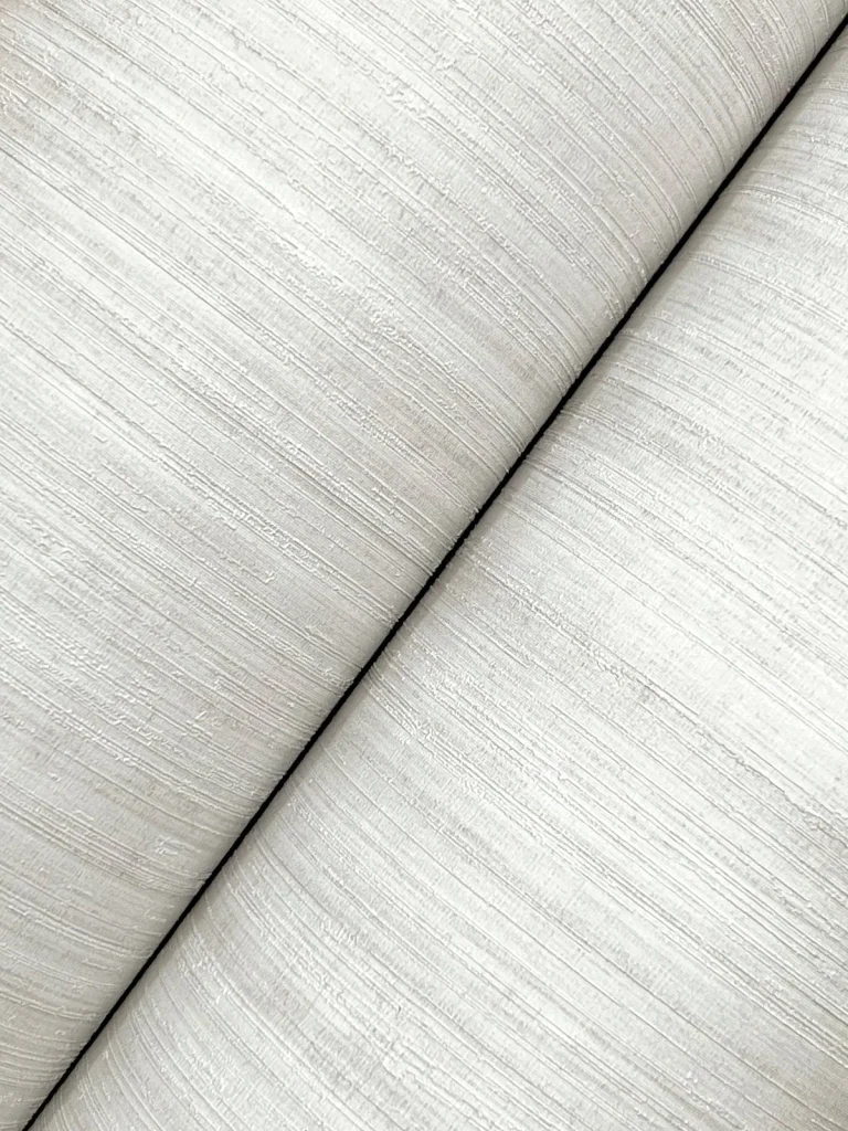 Silk Essence Faux Fabric Wallpaper - Dove — Image 3