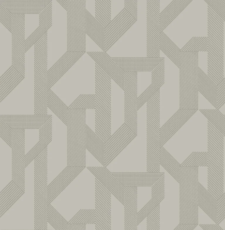 Franz Geometric Wallpaper - Dove — Ảnh 3