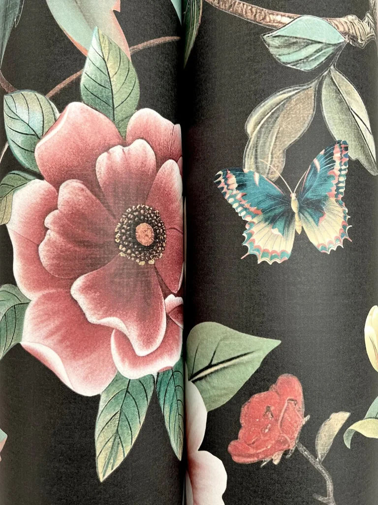 Ronald Redding Kimora's Garden Wallpaper - Black — Ảnh 4