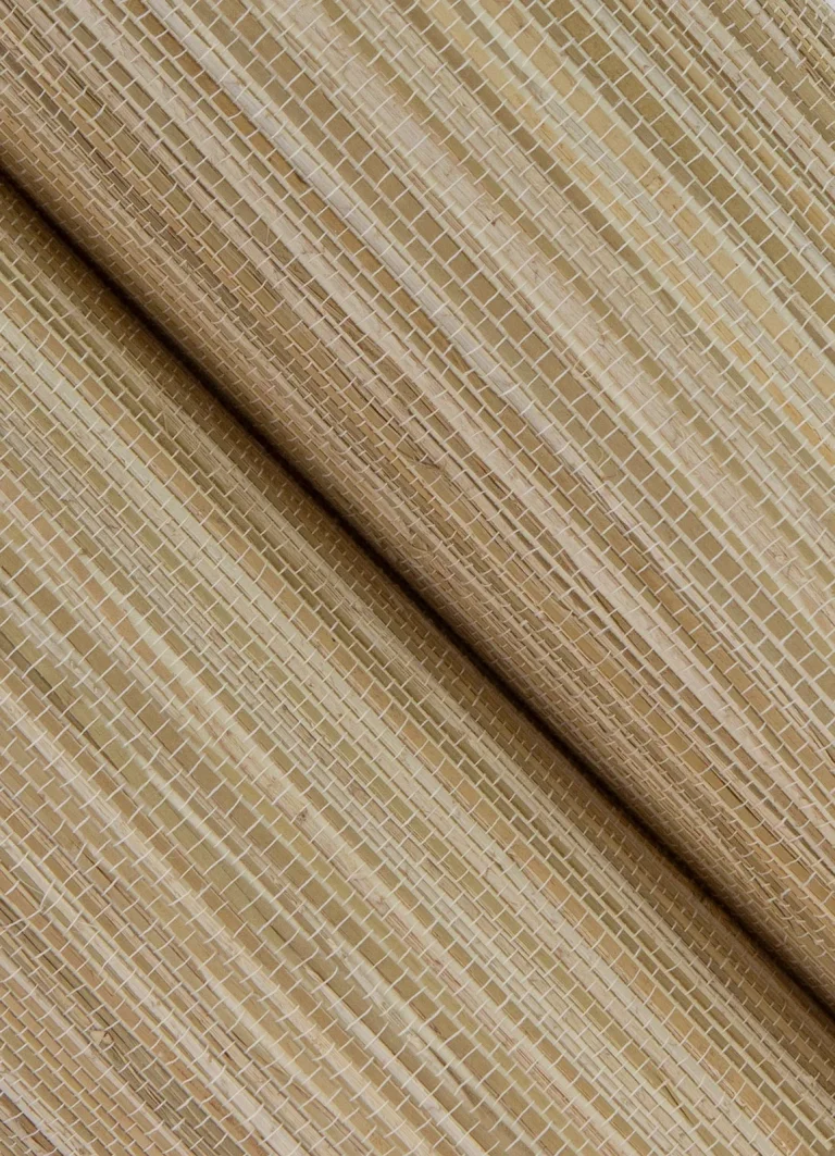 Zhilan Grasscloth Wallpaper - Olive — Image 3