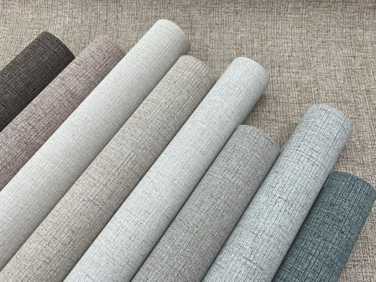 Ronald Redding Rugged Linen Wallpaper - Sequoia — Image 3